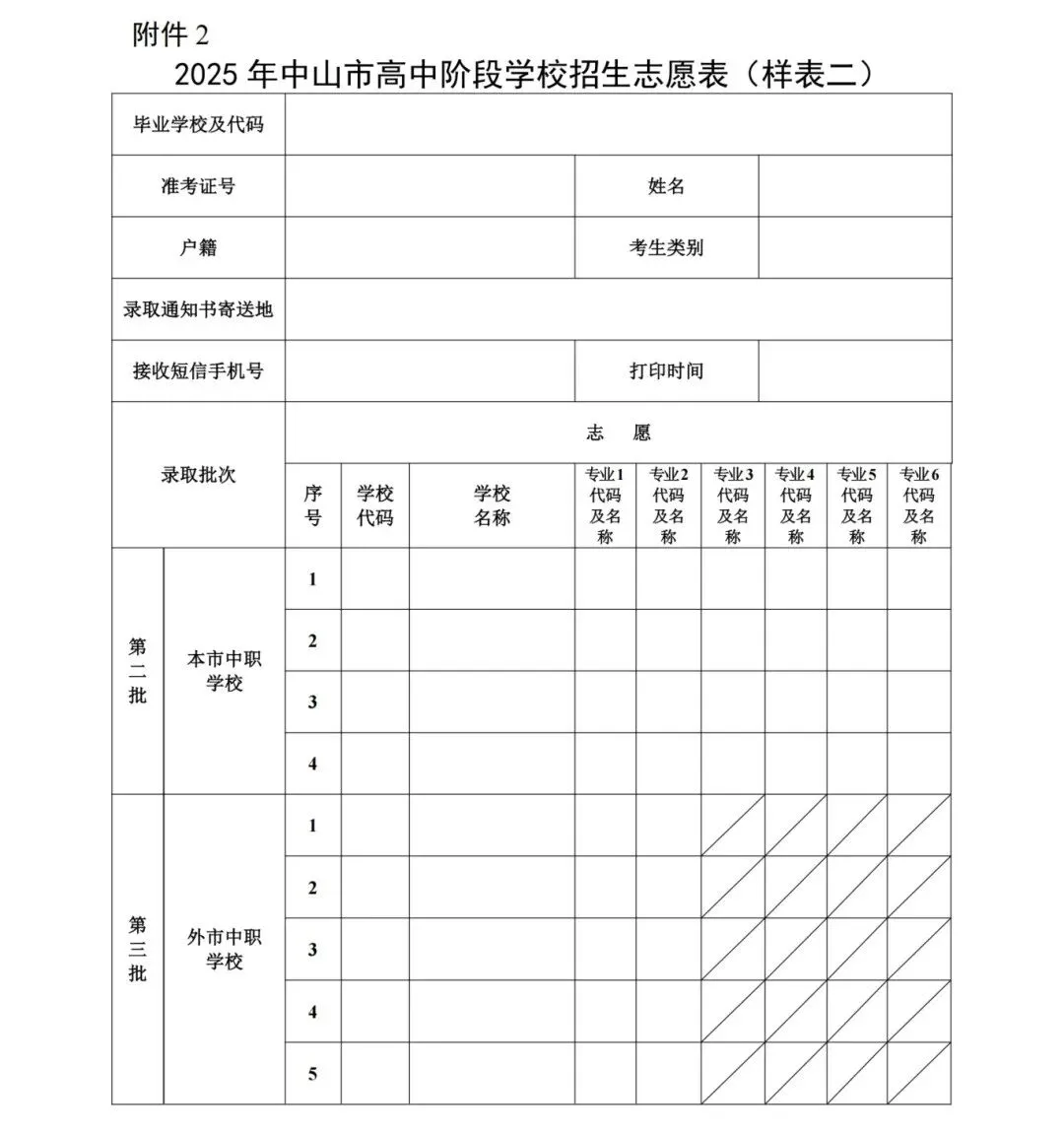广州中考志愿填报在即!附2026广东省21市志愿模拟表汇总表! 第11张