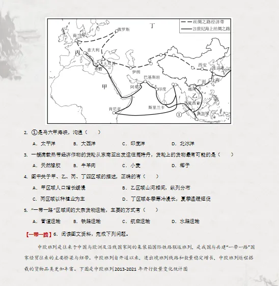 2026年中考(会考)地理最后考前冲刺(热点、高频考点、解题妙招、易错避坑、压轴预测)等,一应俱全,收藏给孩子,考试拿高分! 第8张