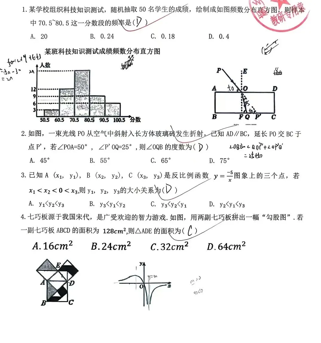 浙江中考数学最后28天:照着做! 第4张 浙江中考数学最后28天:照着做! 第4张