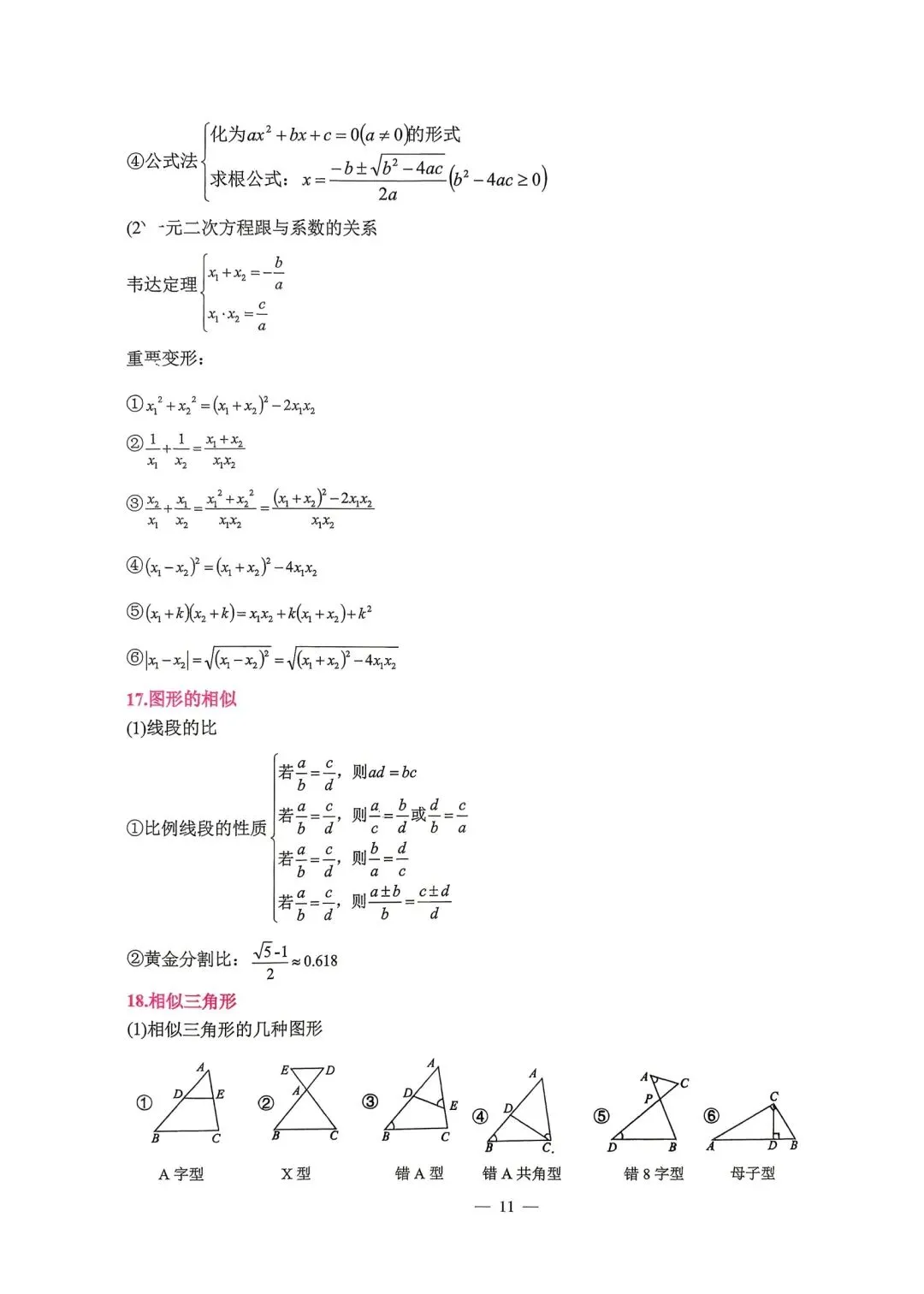 【中考必备】《2026中考数理化掌中宝》 第10张