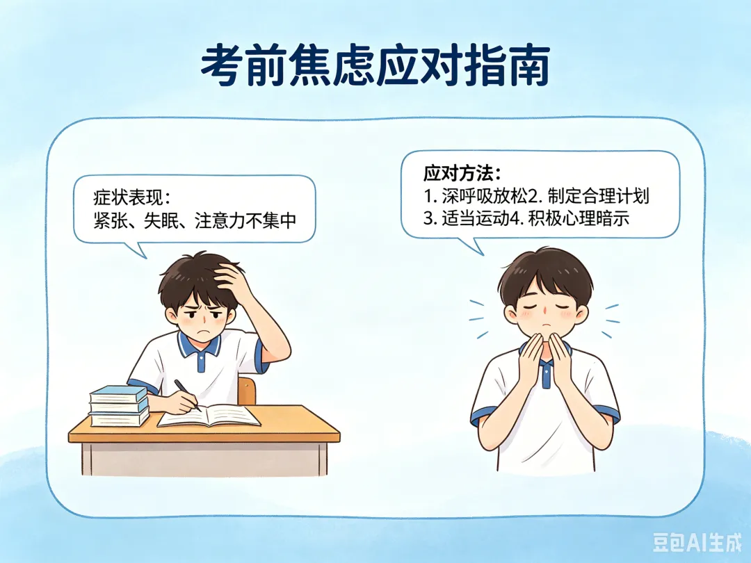 临近中考,考生出现“考前焦虑”怎么办? 第3张 临近中考,考生出现“考前焦虑”怎么办? 第3张