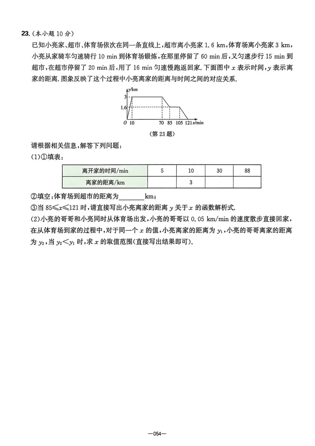 2026中考必刷8套押题卷 第21张