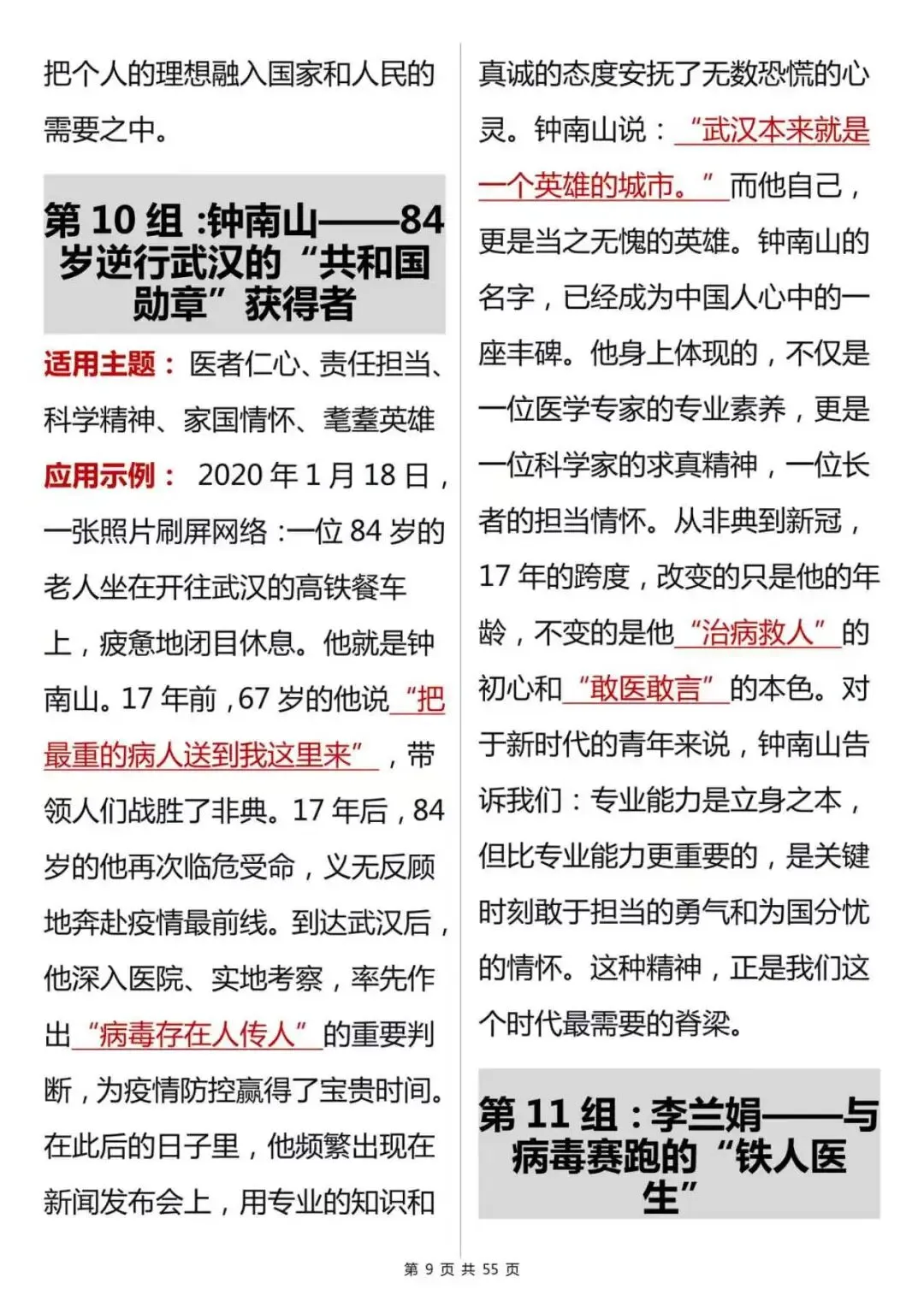 中考作文神器丨 66 组万能人物素材,直接套用逆袭就在此刻 第9张