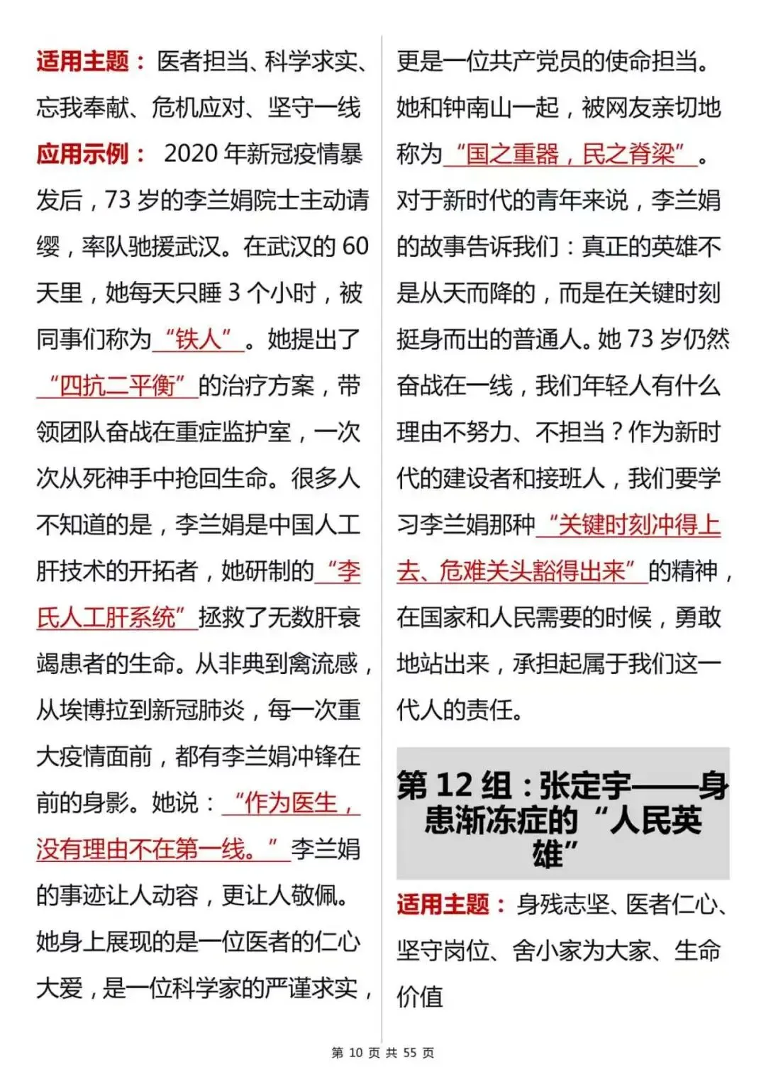 中考作文神器丨 66 组万能人物素材,直接套用逆袭就在此刻 第10张