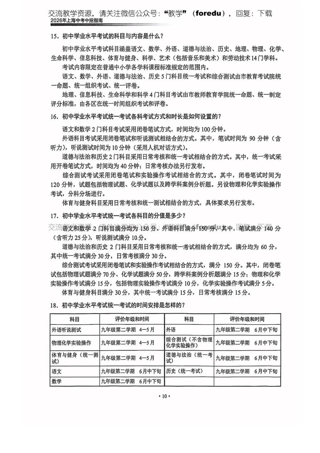2026年上海中考中招指南 第16张 2026年上海中考中招指南 第16张