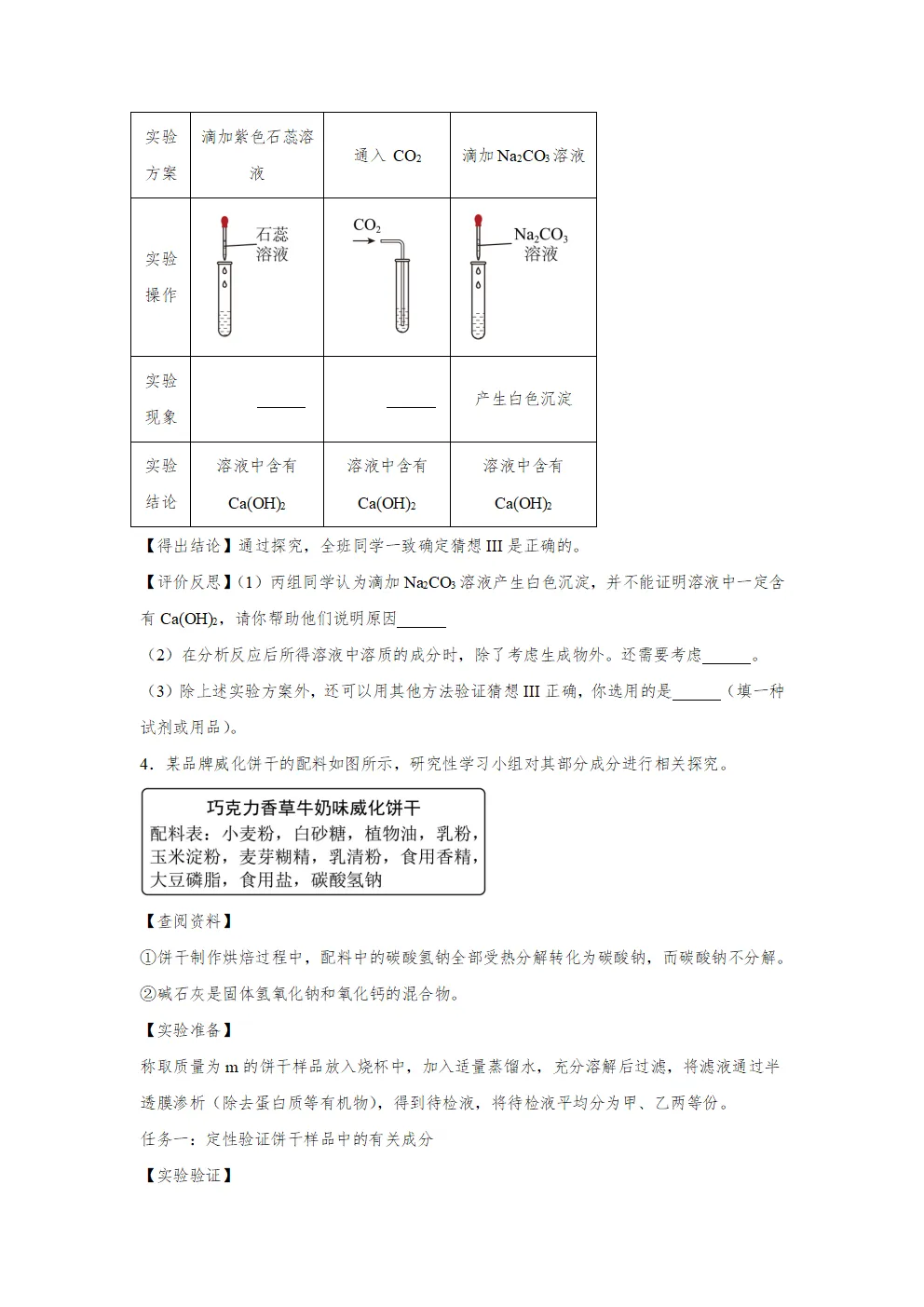 E15 2026决胜中考 《专题训练---科学探究 实验探究题》[Word可编辑] 第5张
