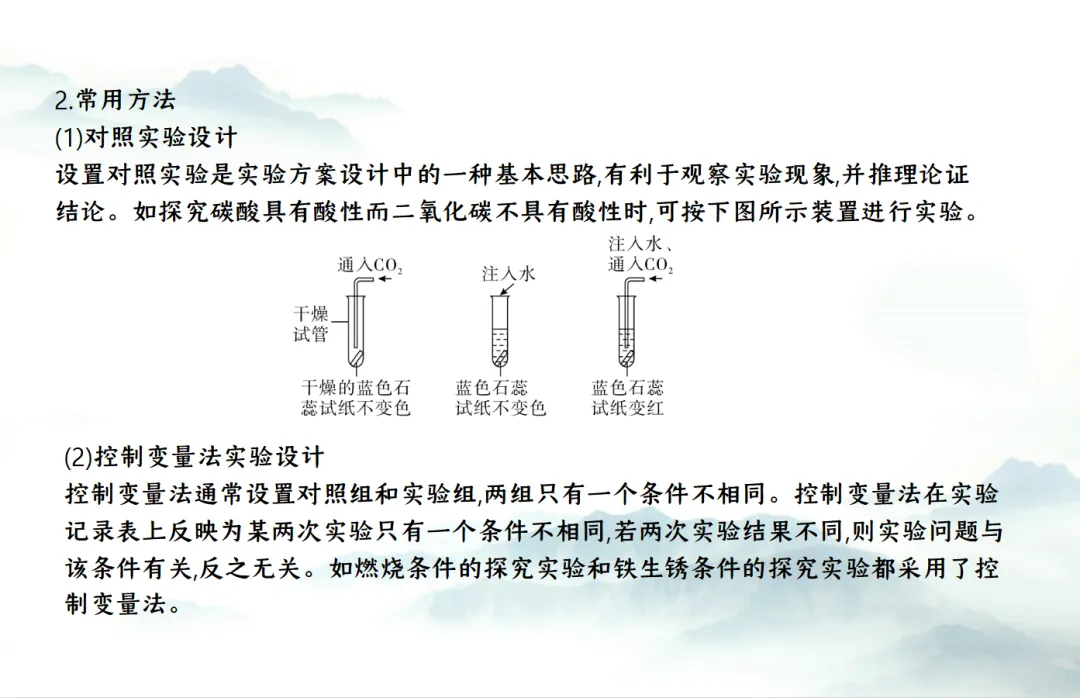 E13 二轮专题复习 决胜中考2026 优质课资源包 初中化学《专题复习---实验方案的设计与评价--化学思想方法的应用》课件PPT+教学设计Word 第7张