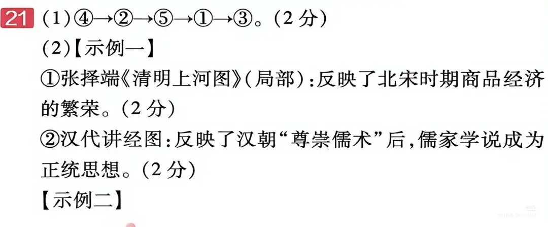 【中考历史】好题分享 文物题拿分攻略 第2张