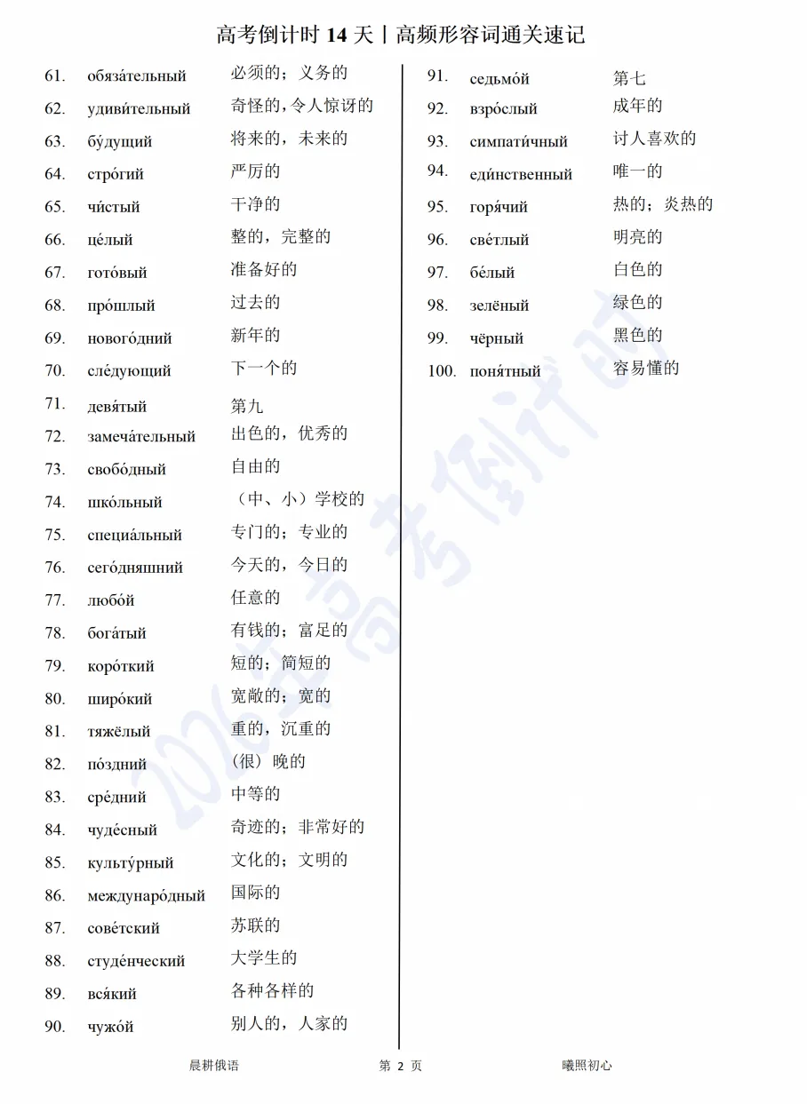 倒计时14天丨高频形容词丨近15年真题TOP100通关必背 第7张