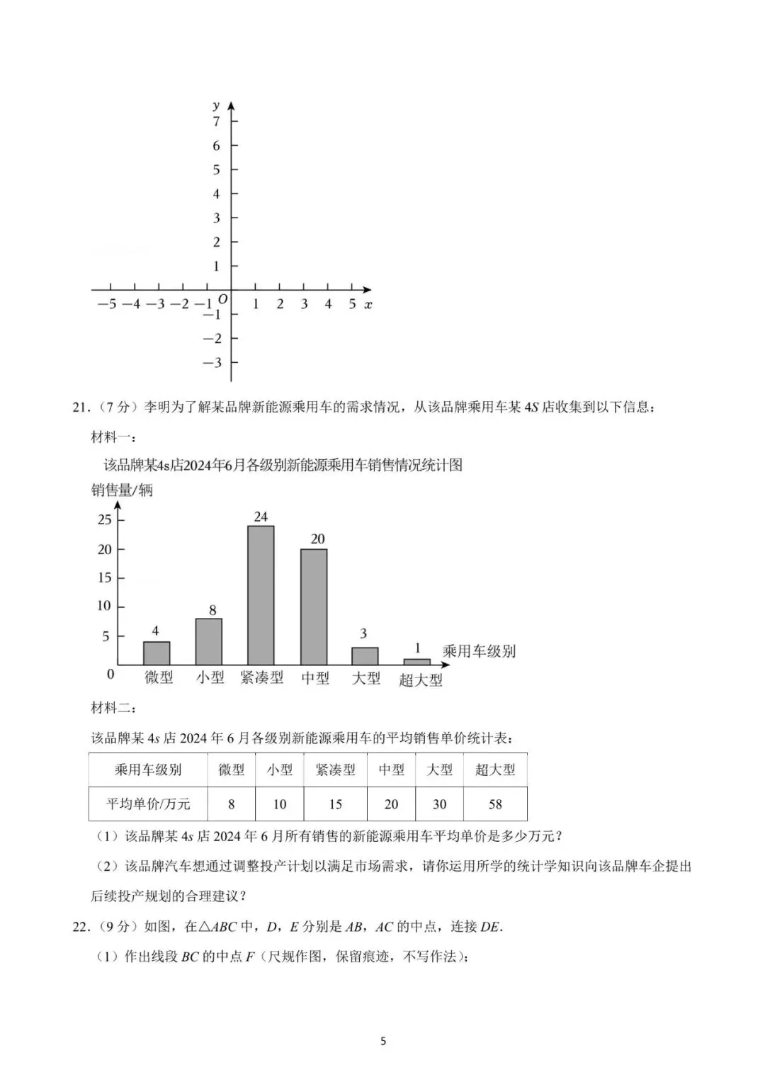 厦门2024年数学期末试卷:最好的备考智慧,就藏在名校真题里! 第18张 厦门2024年数学期末试卷:最好的备考智慧,就藏在名校真题里! 第18张