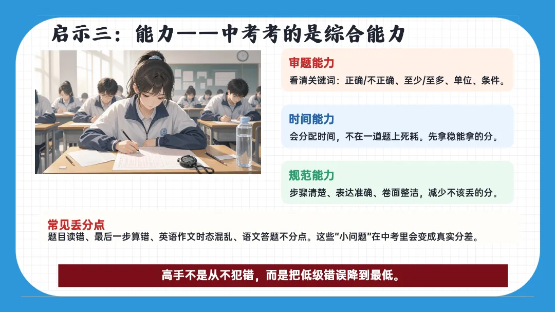 2026年春季《【初三】【中考冲刺】主题班会——决战30天,我们勇攀高峰》PPT课件+发言稿,可下载二次编辑 第28张 2026年春季《【初三】【中考冲刺】主题班会——决战30天,我们勇攀高峰》PPT课件+发言稿,可下载二次编辑 第28张