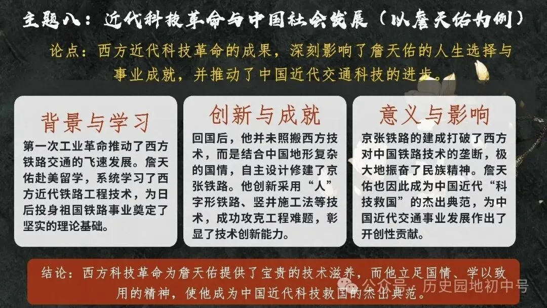 中考复习 | 2026年中考历史小论文高频考点解析及写作范例(二) 第11张