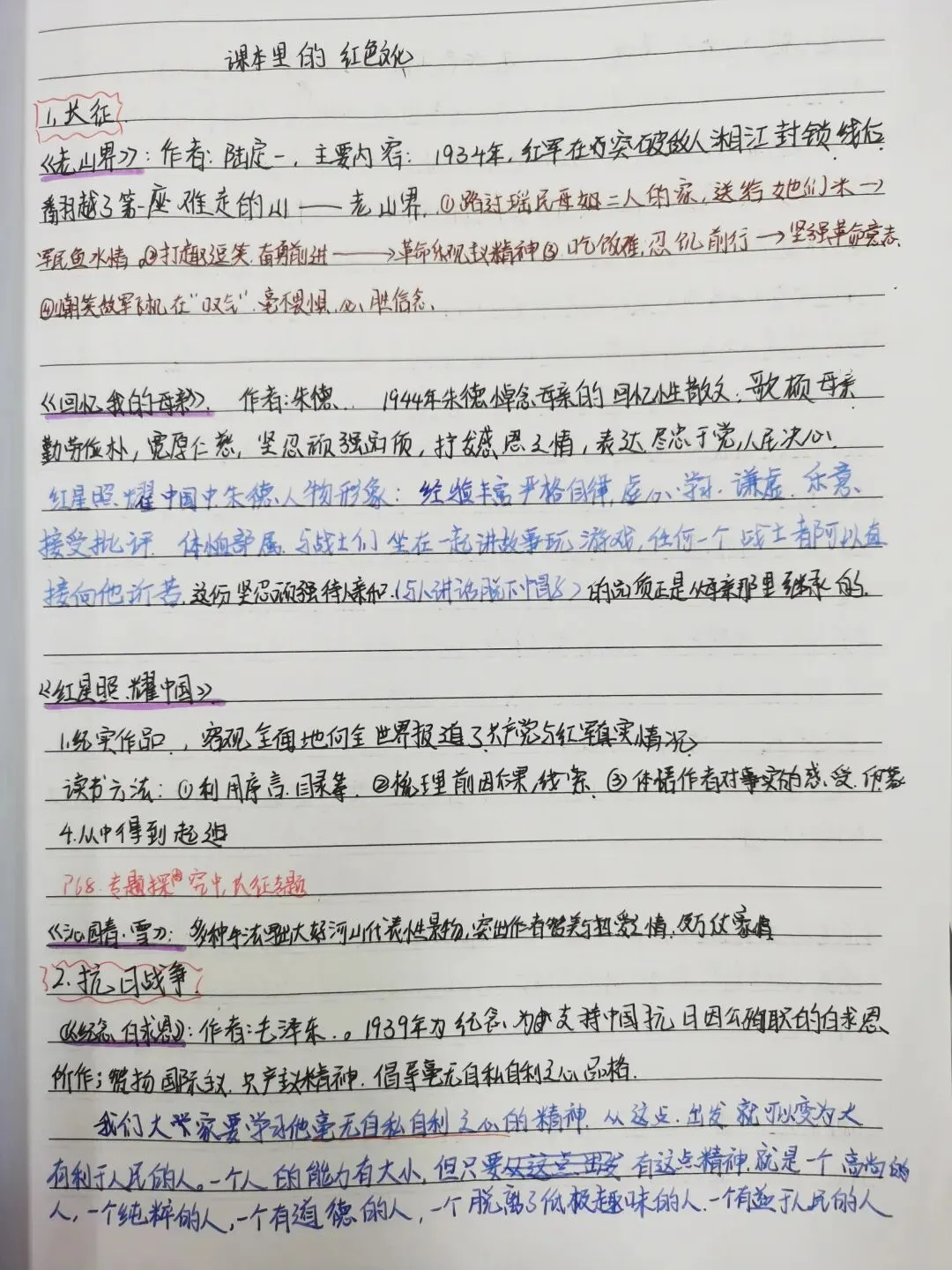 中考革命文化梳理与探究 第6张