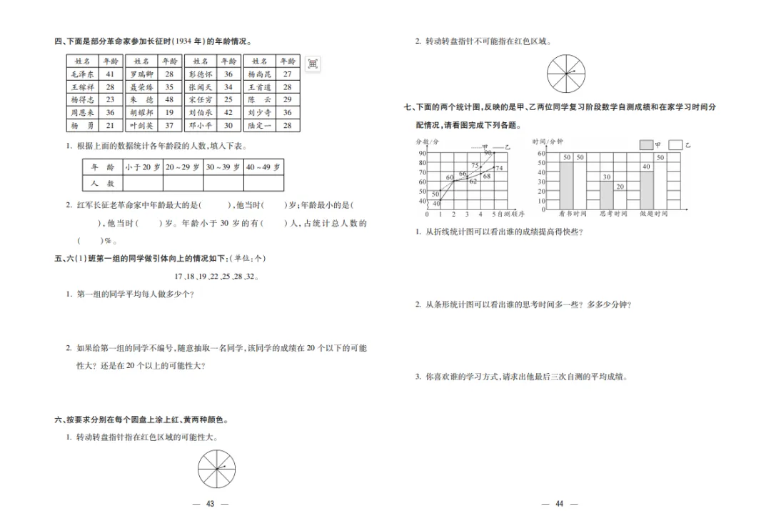 六年级下册数学复习试卷 第23张
