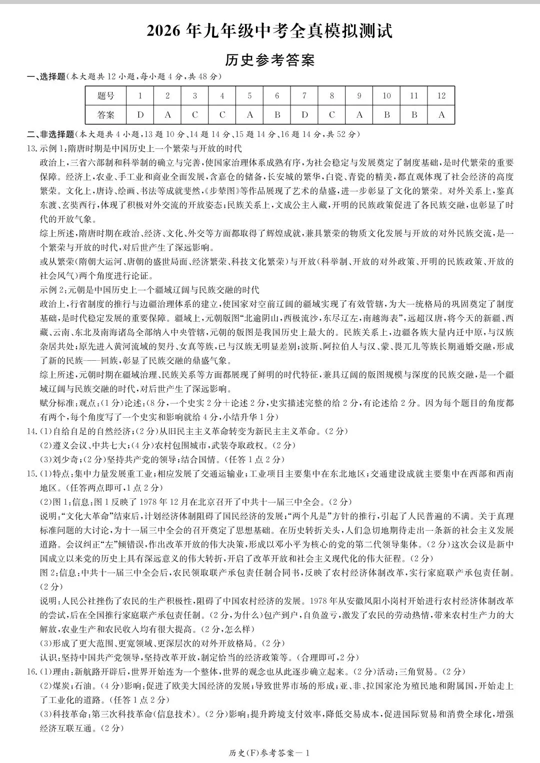 2026年附中集团全真模拟7科试卷及答案,来了! 第18张 2026年附中集团全真模拟7科试卷及答案,来了! 第18张