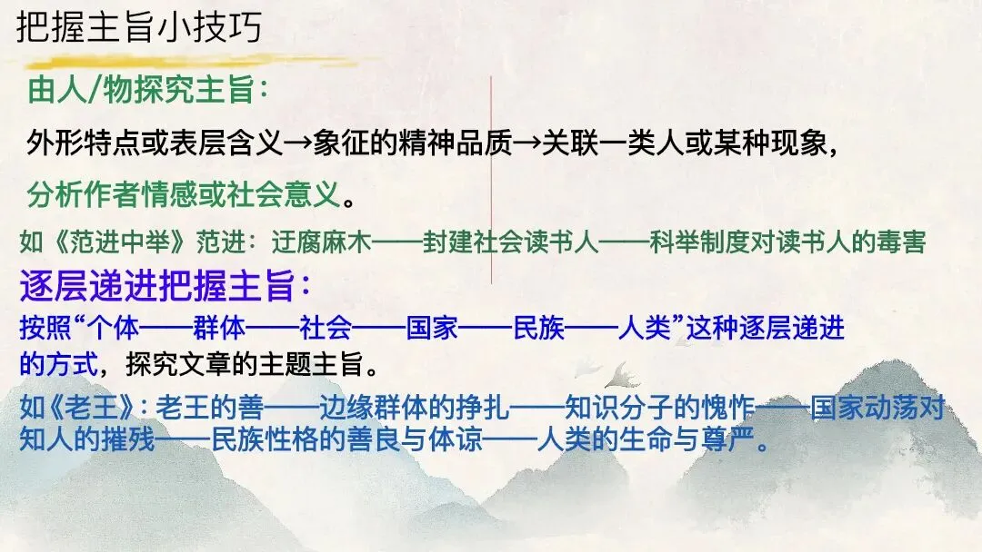 中考文学作品阅读把握文章主旨这样上太赞了 第19张
