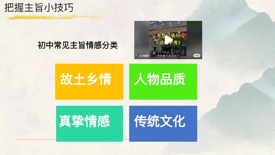 中考文学作品阅读把握文章主旨这样上太赞了 第26张
