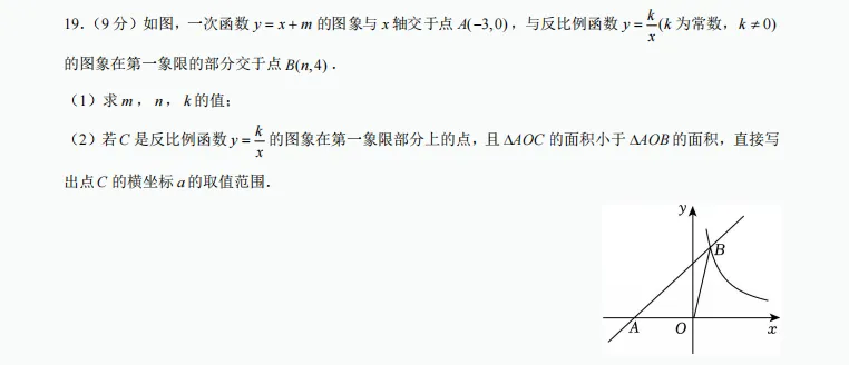 011河南省郑州市惠济区2025年中考数学一模试卷 第11张