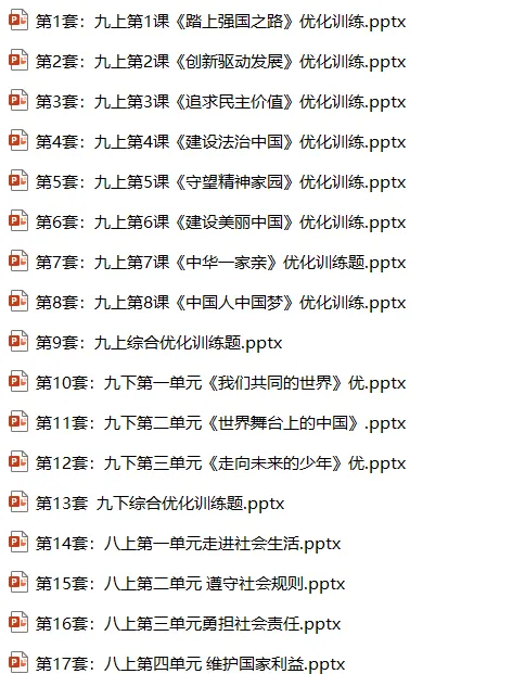 2026年中考道德与法治优化训练试题课件 第4张 2026年中考道德与法治优化训练试题课件 第4张