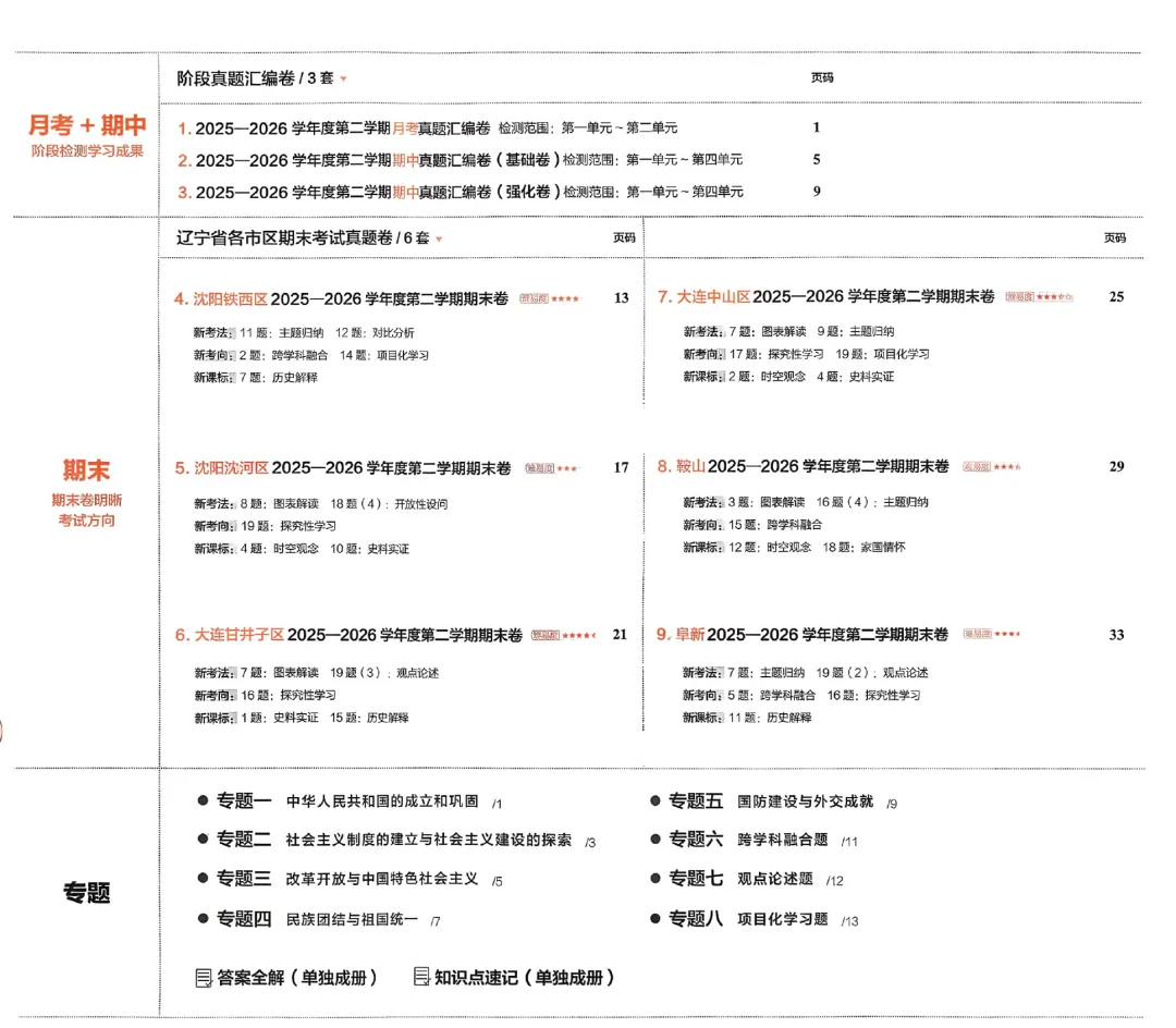 2026《学习之星•真题的逻辑》七下、八下 第5张 2026《学习之星•真题的逻辑》七下、八下 第5张