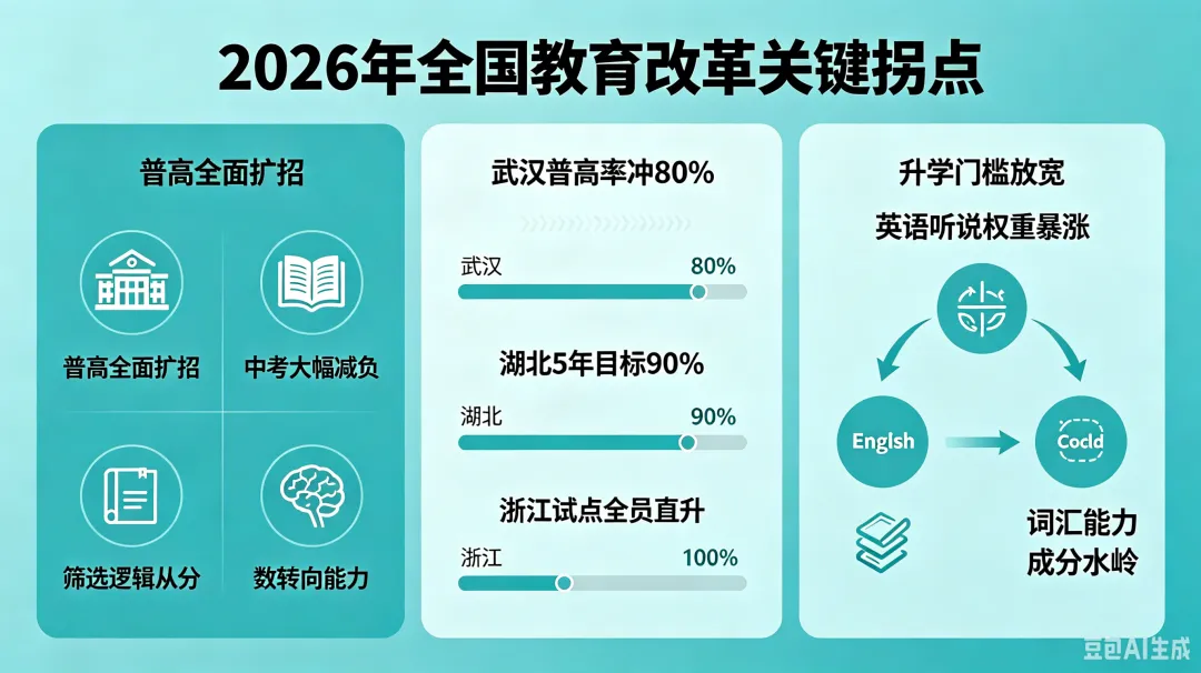 中考剧变!普高扩招+能力为王,英语学习必须换赛道 第2张