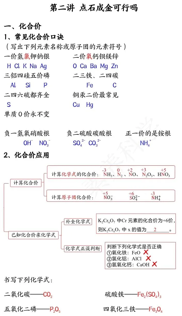 中考化学冲刺秘籍 第7张