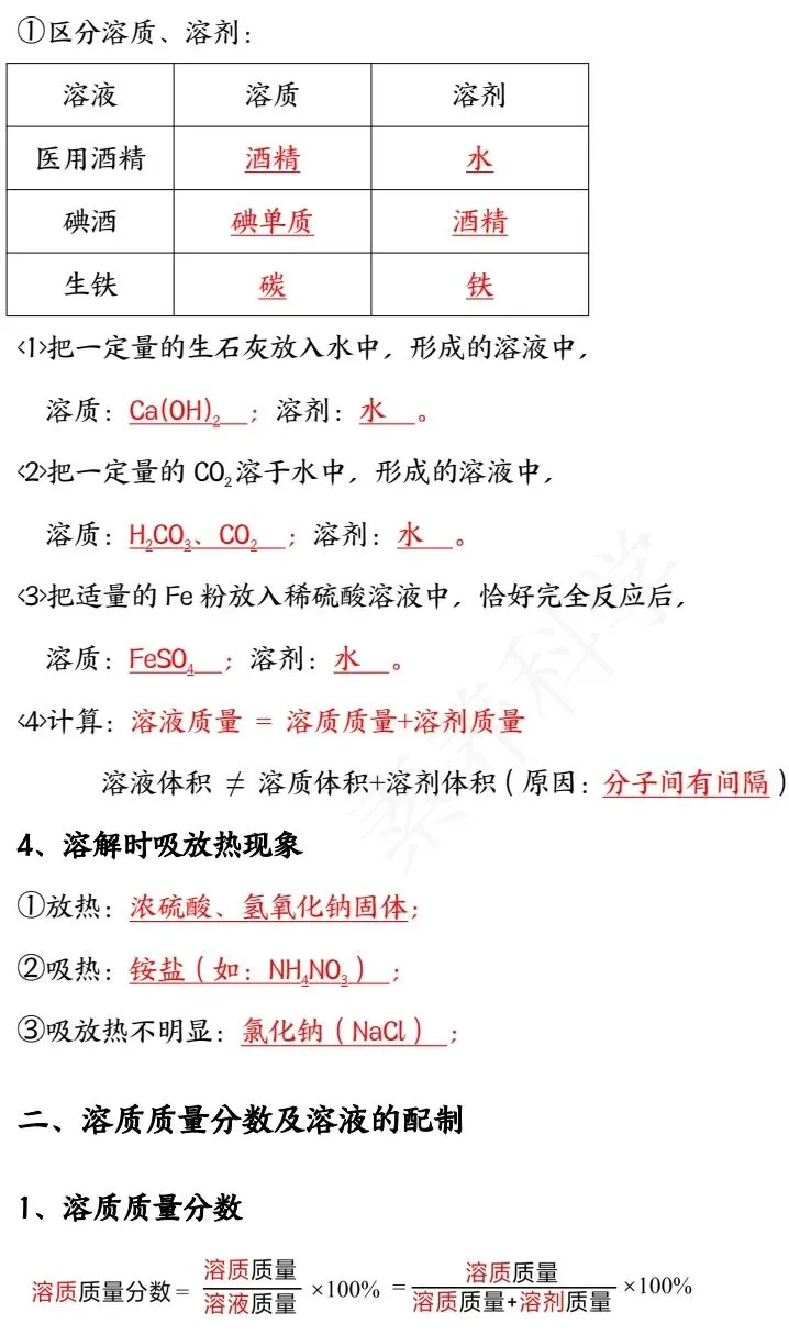 中考化学冲刺秘籍 第14张