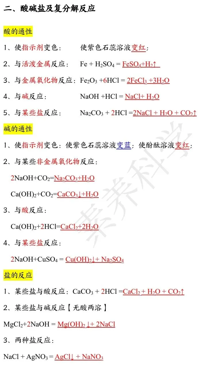 中考化学冲刺秘籍 第20张