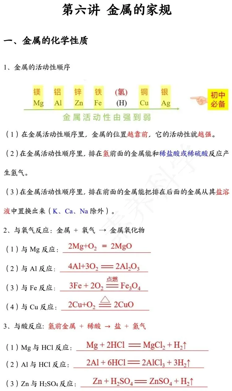 中考化学冲刺秘籍 第32张