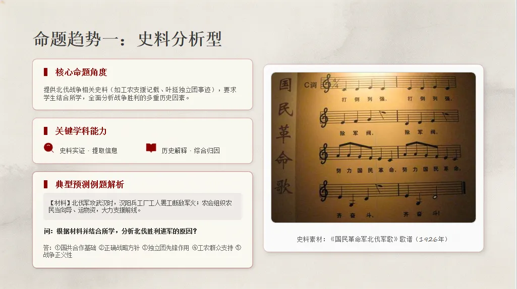 【中考速递】北伐战争100周年——周年热点专题 第7张