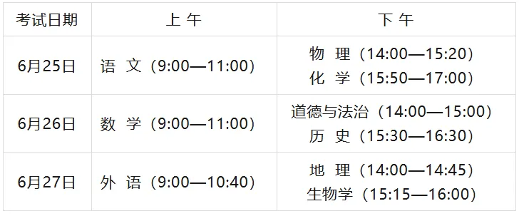 哈尔滨2026年中考时间确定! 第1张