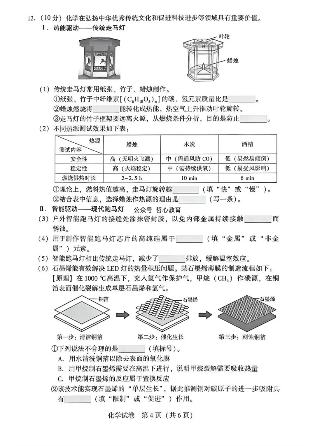 2026沈阳中考二模化学试卷和答案 第4张