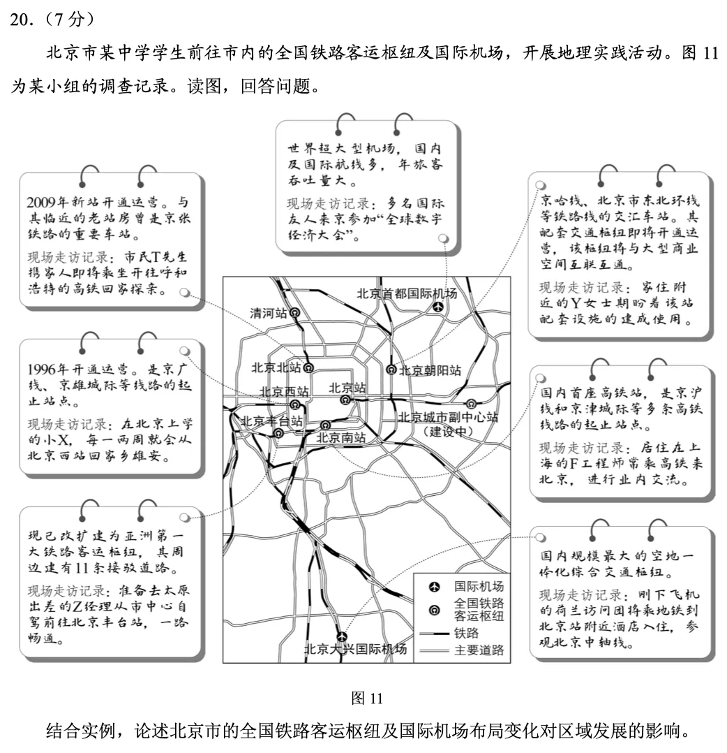 北京高考真题复盘系列②:2024年北京高考地理卷,评分标准到底在考什么? 第16张 北京高考真题复盘系列②:2024年北京高考地理卷,评分标准到底在考什么? 第16张