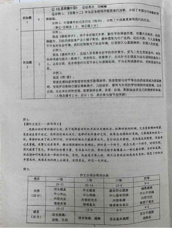 2025年广州市天河区中考一模语文试题(含答案) 第14张 2025年广州市天河区中考一模语文试题(含答案) 第14张