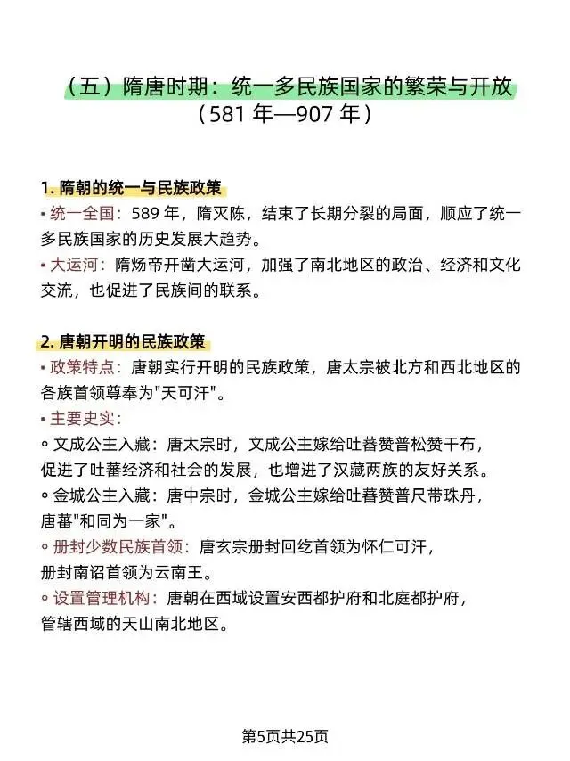 2026年中考历史热点知识速记 第5张 2026年中考历史热点知识速记 第5张