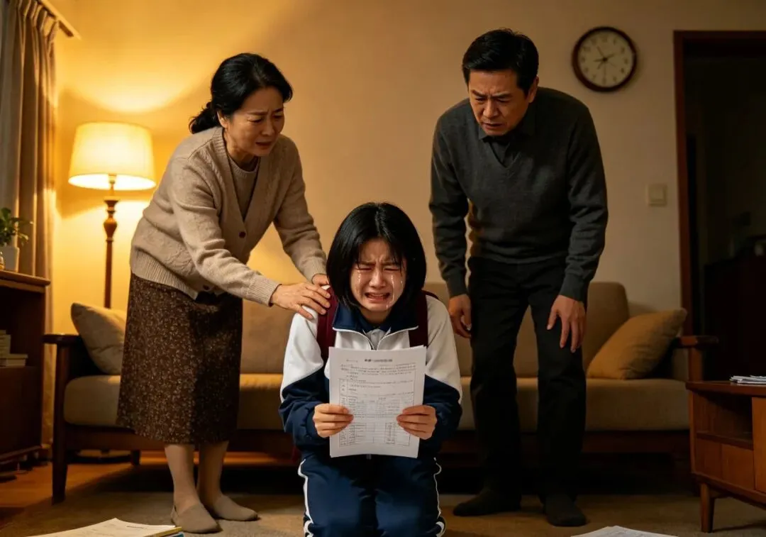 中考焦虑 | 孩子一上学就生病?不是身体垮了,是你的“高期待”把她压垮了 第1张