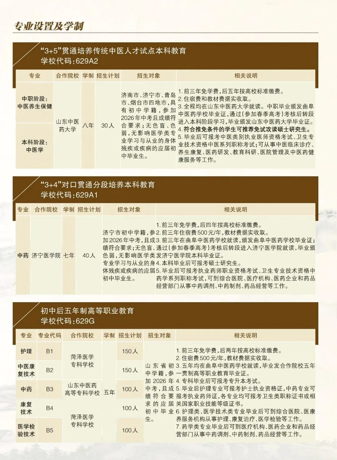 中考成绩不理想?职业教育助你一臂之力!曲阜中医药学校2026年招生简章 第3张