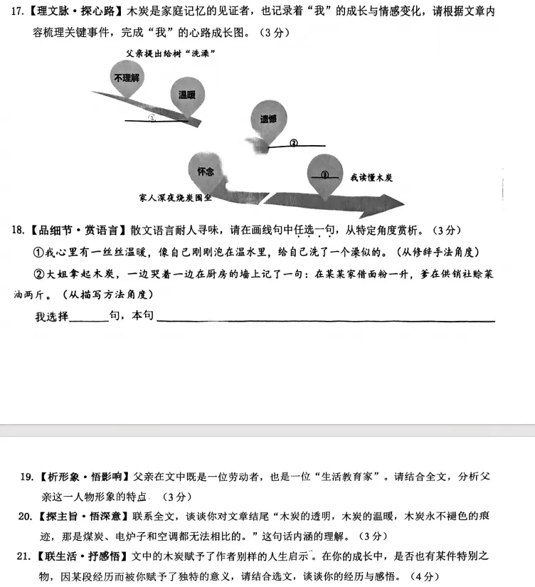 六到九年级语文试卷样例分析 第5张 六到九年级语文试卷样例分析 第5张