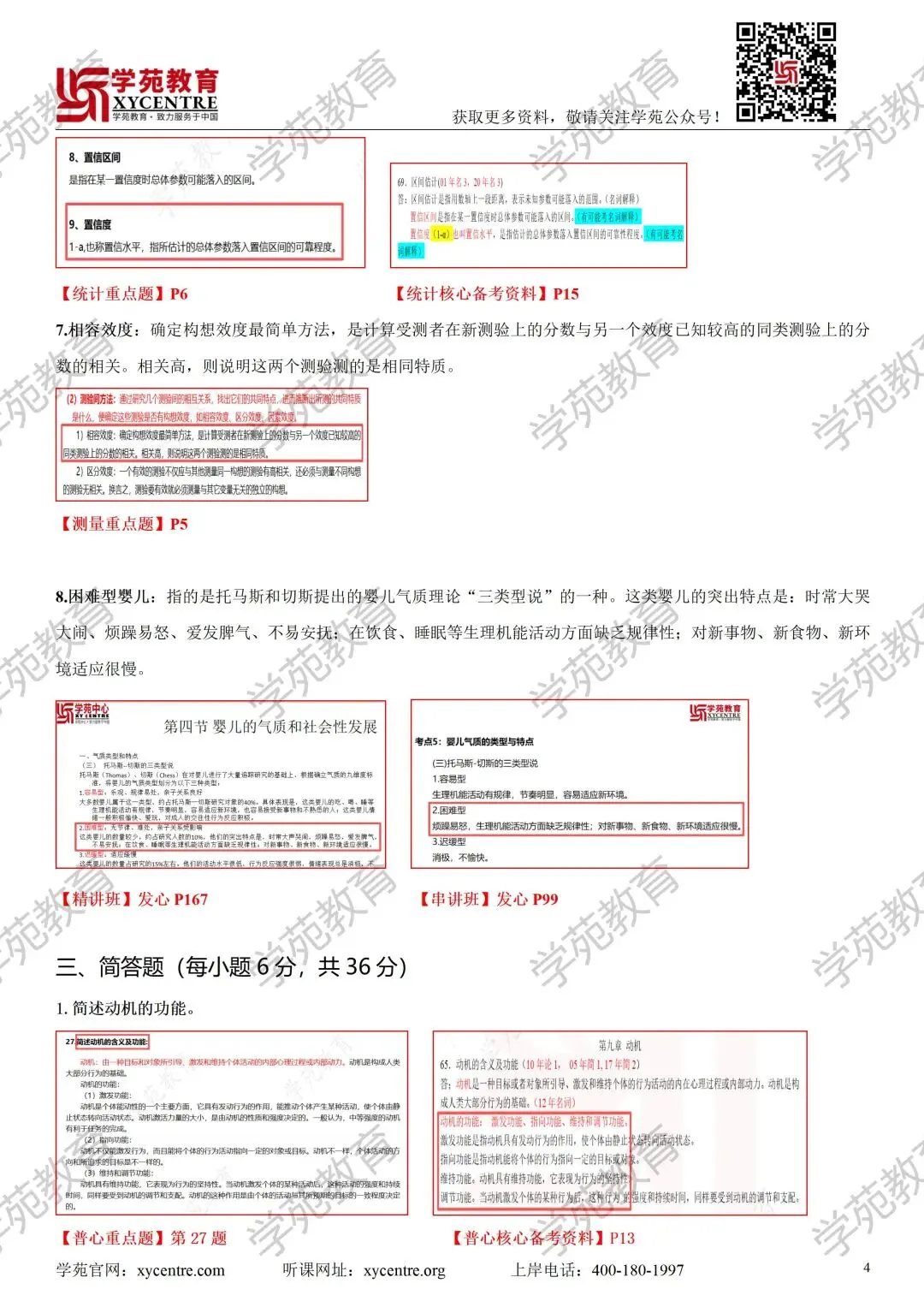 【考后复盘】心理学真题报告:80分主观题100%覆盖 第4张