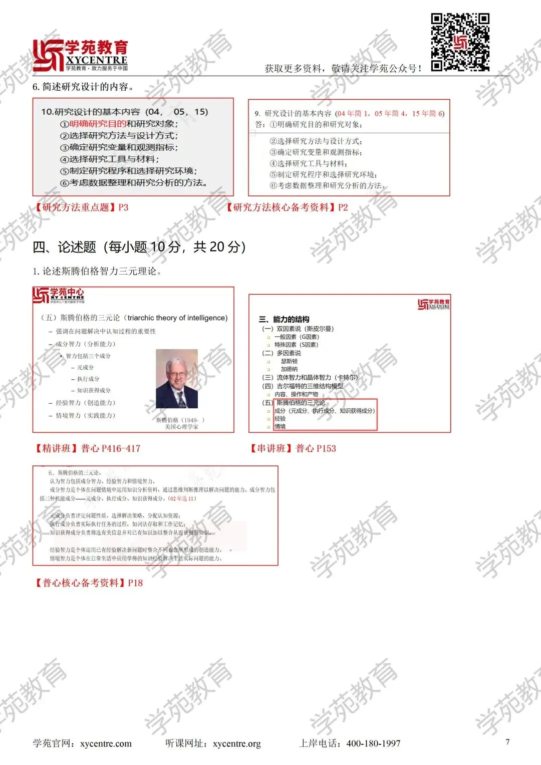 【考后复盘】心理学真题报告:80分主观题100%覆盖 第7张