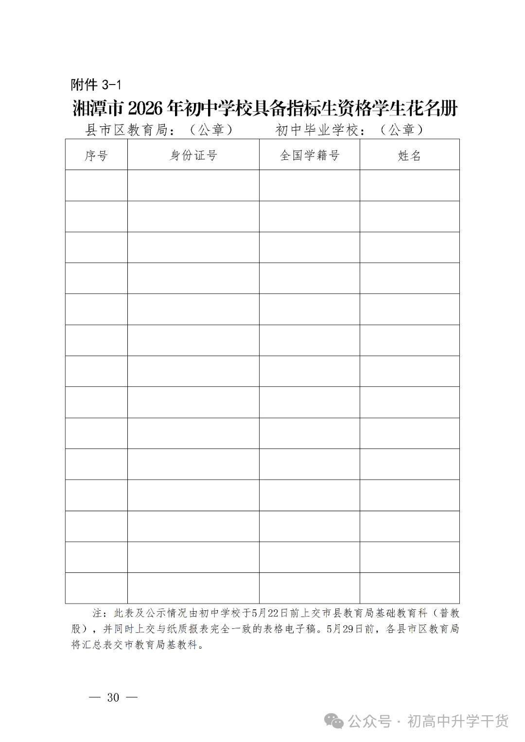 2026年湖南湘潭市中考高中学校招生工作方案公布 附:中考招生计划 第17张 2026年湖南湘潭市中考高中学校招生工作方案公布 附:中考招生计划 第17张