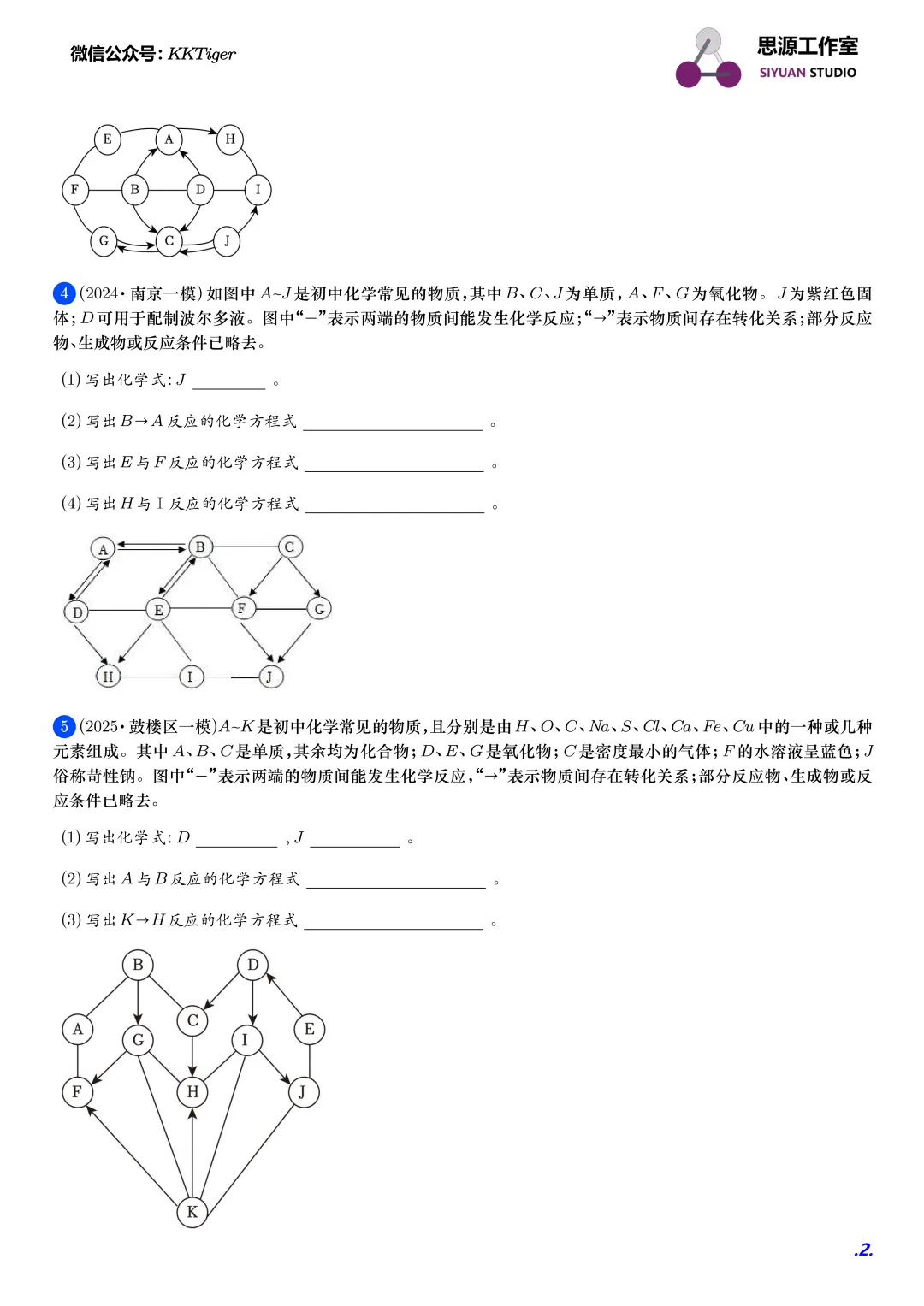 中考化学推断题解题方法总结(附十道真题练习) 第9张
