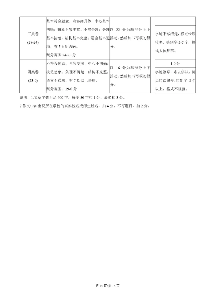 2026北京东城初三一模语文试卷 第13张