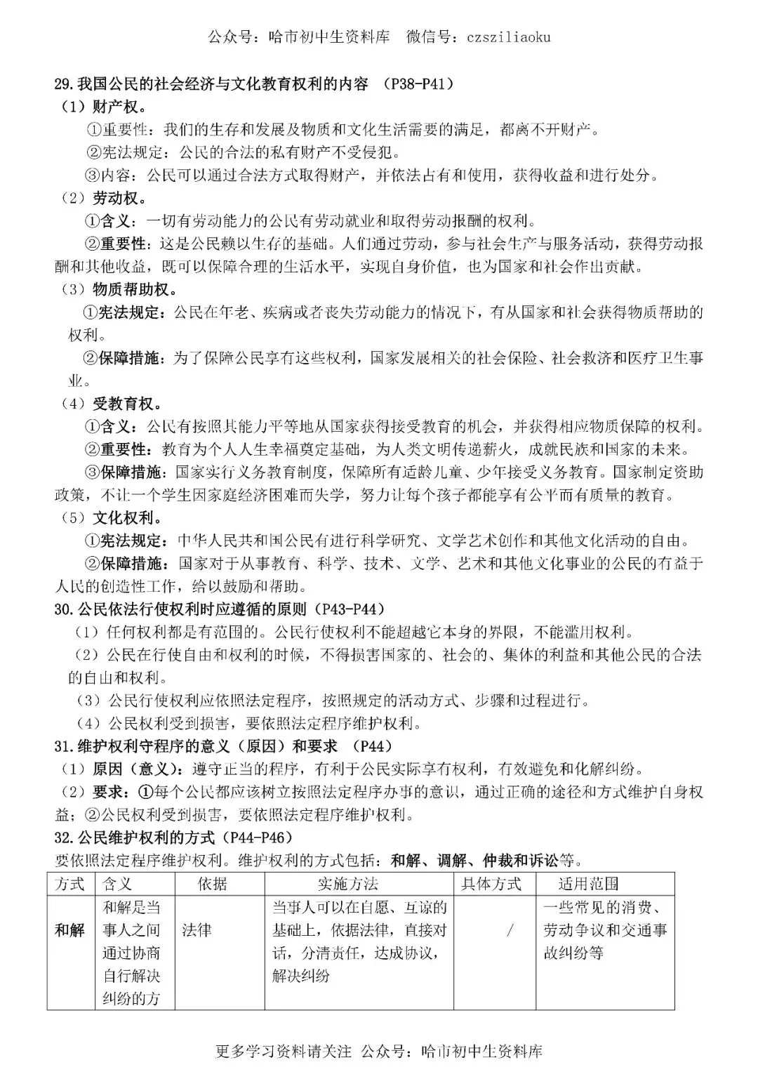 2026中考·道德与法治知识清单 第35张