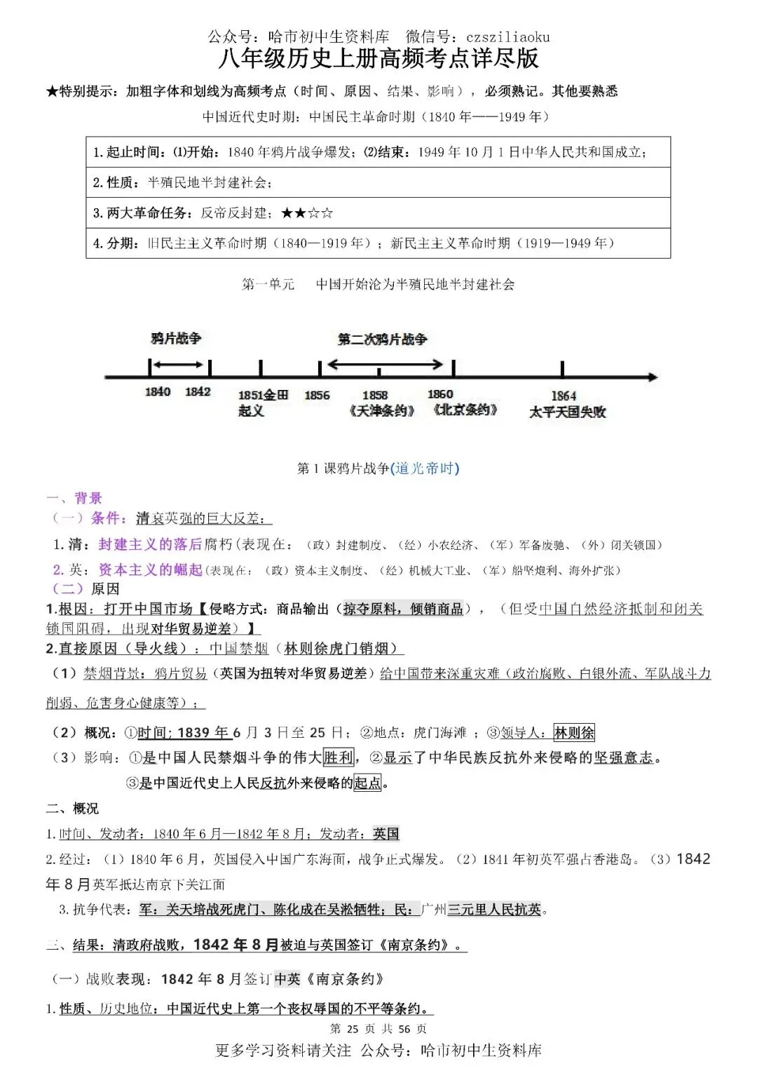 2026中考·历史知识清单 第26张