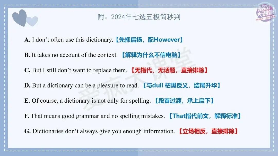 吃透真题!新课标Ⅰ卷七选五六年考情精析+考前指导+真题再练-第27张图片-四季读书网