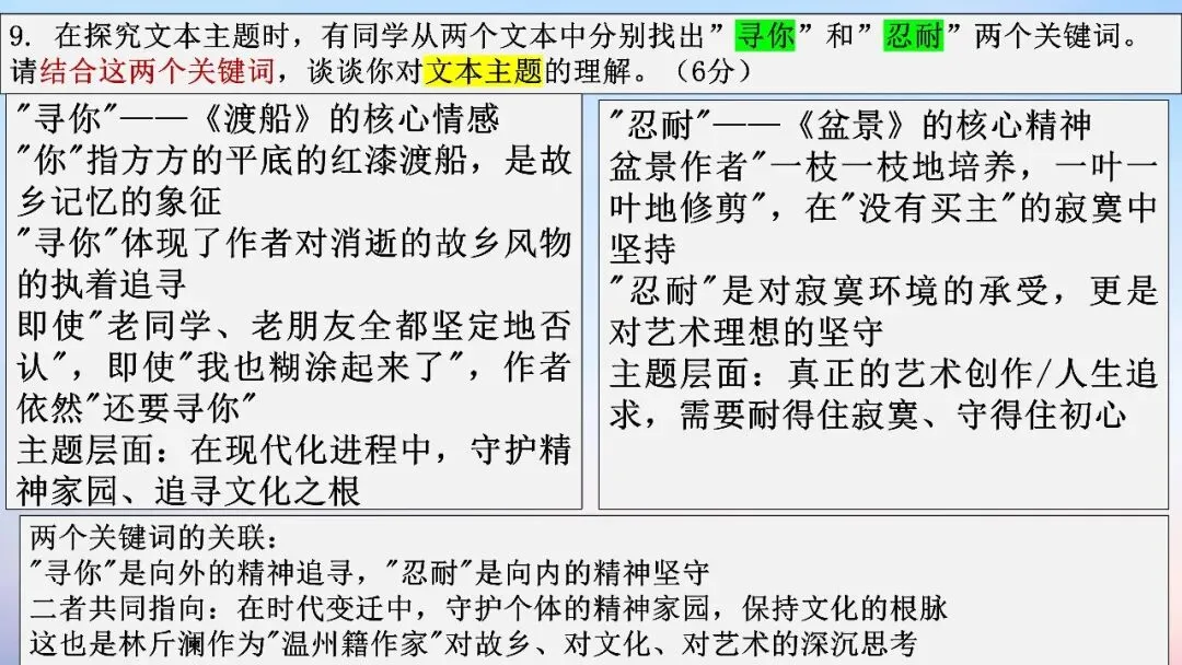 江西九师联盟2026届高三5月模拟语文试卷讲评课件-第38张图片-四季读书网