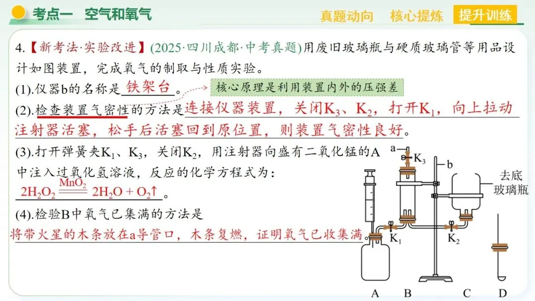 空气、氧气、碳及其化合物中考复习-第33张图片-四季读书网