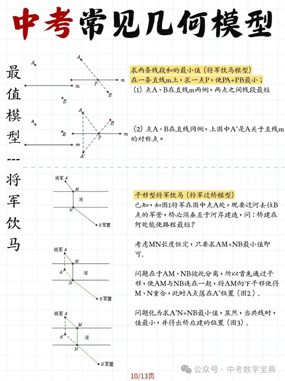 中考数学常见几何模型大全!13种模型大全,覆盖16大高频考点-第10张图片-四季读书网