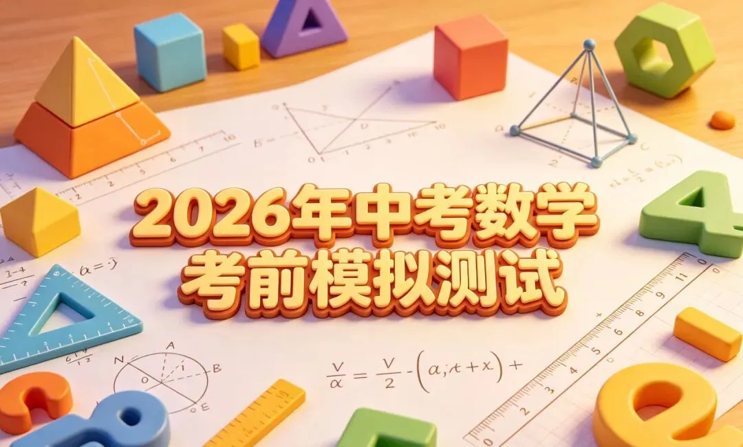 2026年中考数学考前模拟测试-第1张图片-四季读书网